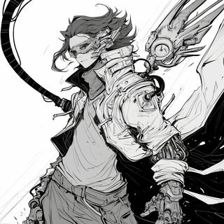 Sunroomemory style, Midjourney V6.1: black-and-white manga comic strip