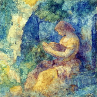 Mistsaffron style, Midjourney V6.1: classical 18th-century oil painting