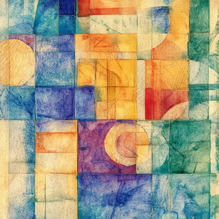 Mistsaffron style, Midjourney V6.1: creative pattern composition
