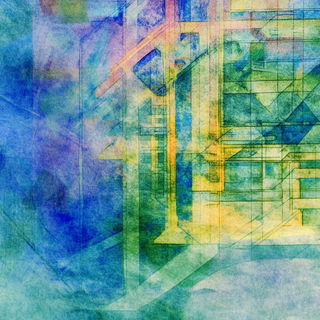 Mistsaffron style, Midjourney V6.1: technical infrastructure blueprint schematics