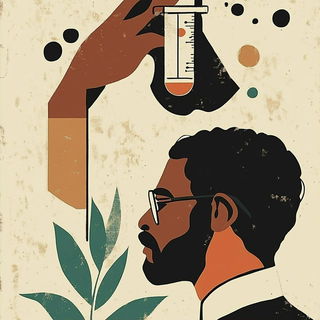 Ribbonscript Ornamentals style, Midjourney V6.1: editorial illustration for popular scientific magazine cover