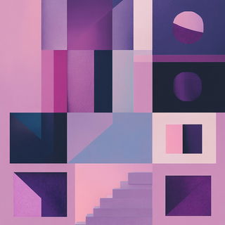 Rainbow Badlands style, Midjourney V6.1: creative pattern composition