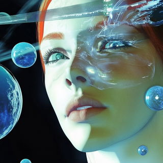 Pilgrim Current style, Midjourney V6.1: editorial illustration for popular scientific magazine cover