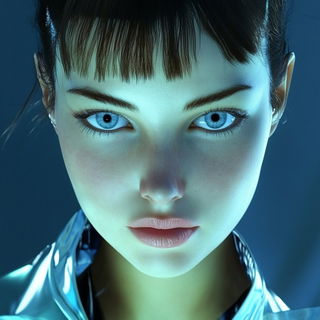 Pilgrim Current style, Midjourney V6.1: photographic portrait of female protagonist