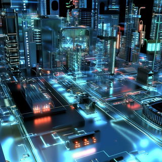 Pilgrim Current style, Midjourney V6.1: technical infrastructure blueprint schematics