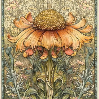 Bumblequill style, Midjourney V6.1: traditional folk art