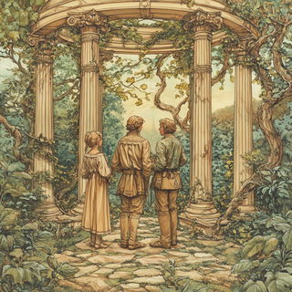 Bumblequill style, Midjourney V6.1: classical 18th-century oil painting