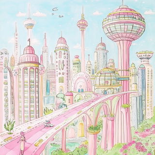 Graphite Anatomica style, Midjourney V6.1: megacity with futuristic bioarchitecture