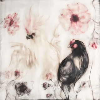Floravure style, Midjourney V6.1: traditional folk art