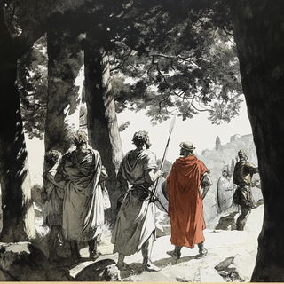 Balustradion style, Midjourney V6.1: classical 18th-century oil painting