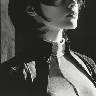 Balustradion style, Midjourney V6.1: photographic portrait of female protagonist