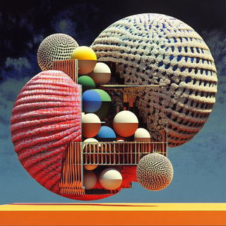 Spheropilgrimage style, Midjourney V6.1: abstract 3D render