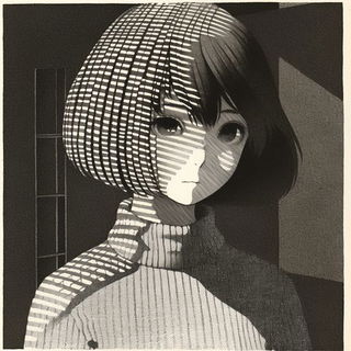 Spheropilgrimage style, Midjourney V6.1: black-and-white manga comic strip