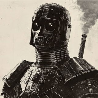 Floranomadics style, Midjourney V6.1: concept art character design of retropunk steam knight