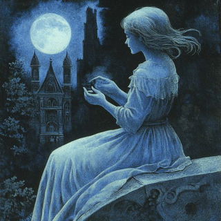 Coralocrypha style, Midjourney V6.1: retro fairy-tale illustration