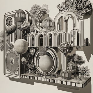 Tealcryo style, Midjourney V6.1: abstract 3D render
