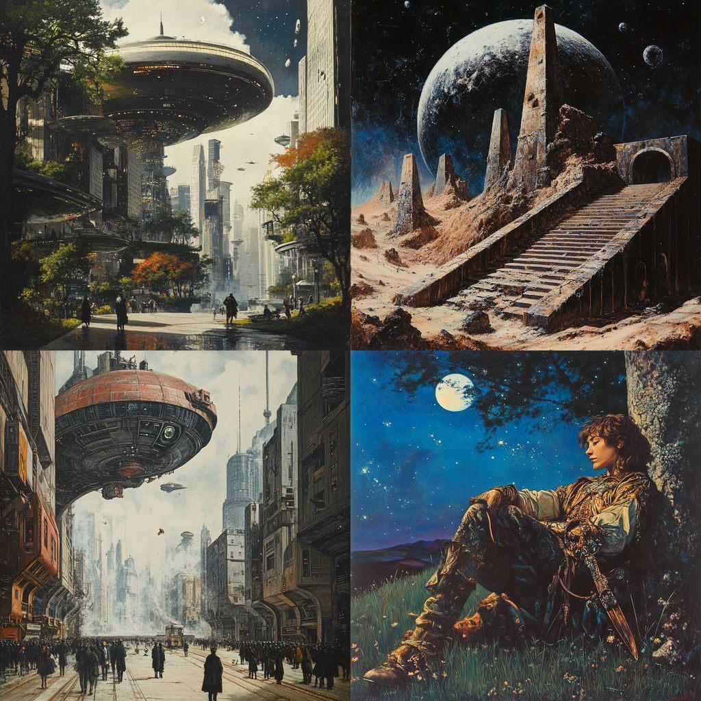 Edward Blair Wilkins style, Midjourney V6.1, render 1 of 4