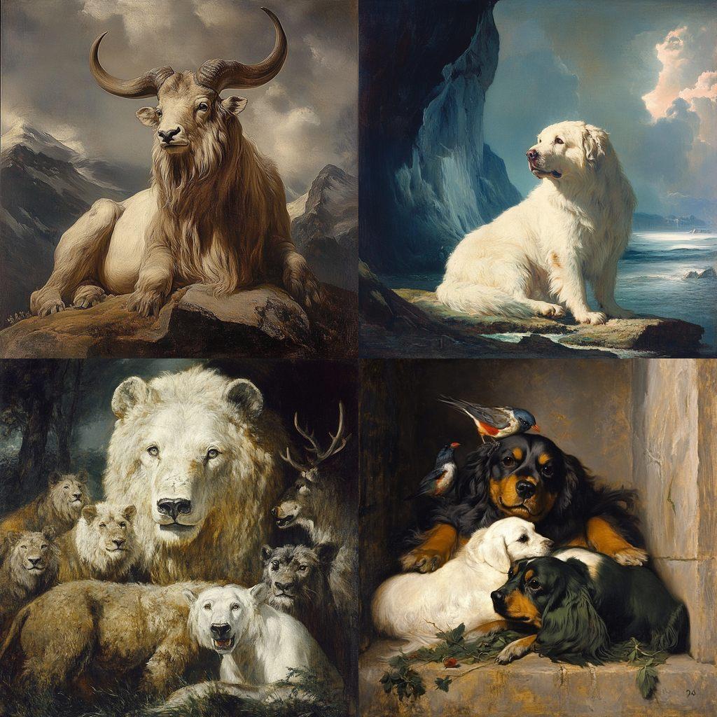 Edwin Henry Landseer style, Midjourney V6.1, render 1 of 4
