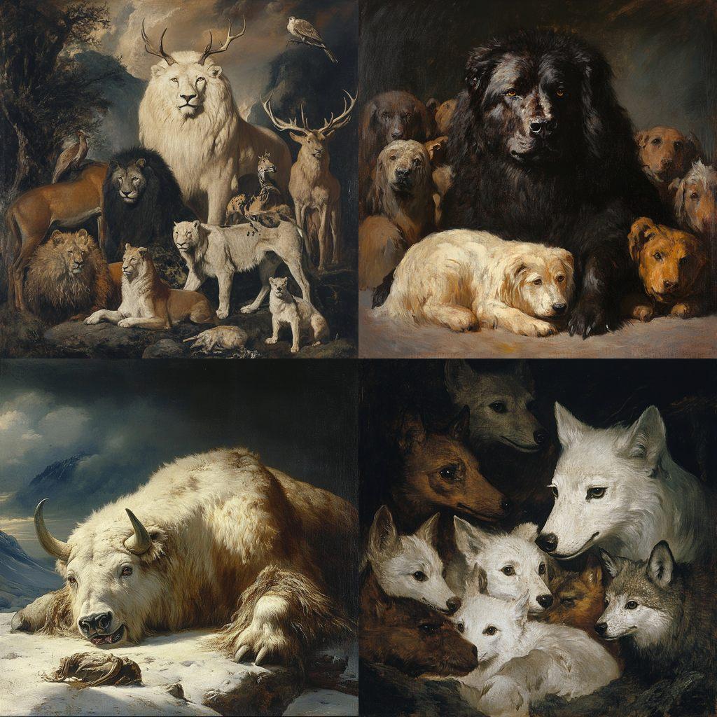 Edwin Landseer style, Midjourney V6.1, render 1 of 4