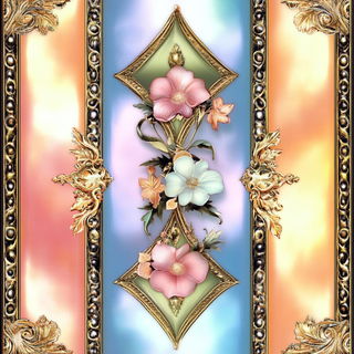 Rainmark Apparition style, Midjourney V6.1: creative pattern composition