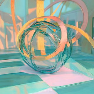 Mandapamorph style, Midjourney V6.1: abstract 3D render