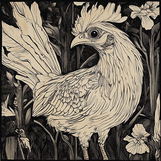 Heliograph Mantis style, Midjourney V6.1: traditional folk art