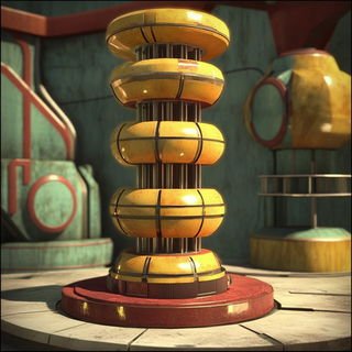Candytopia style, Midjourney V6.1: abstract 3D render
