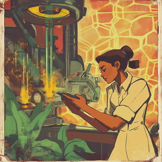 Candytopia style, Midjourney V6.1: editorial illustration for popular scientific magazine cover