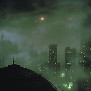 Cliffmist Mineralism style, Midjourney V6.1: cinematic shot from sci-fi movie