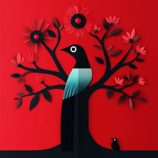 Inkastellar style, Midjourney V6.1: traditional folk art