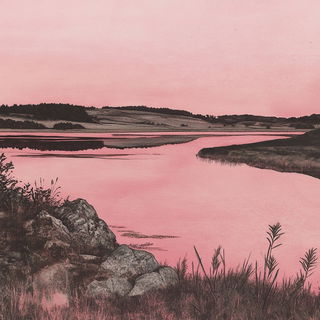 Opalichthys style, Midjourney V6.1: realistic landscape photograph of quiet dawn