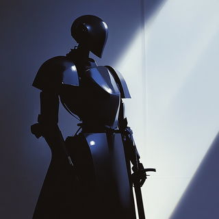 Compasswoodcut style, Midjourney V6.1: concept art character design of retropunk steam knight