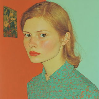 Storymarble style, Midjourney V6.1: photographic portrait of female protagonist