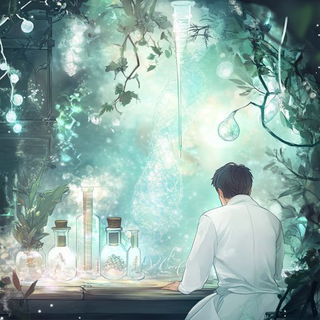 Skylit Redshift style, Midjourney V6.1: editorial illustration for popular scientific magazine cover