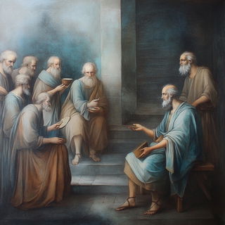 Stratacollage style, Midjourney V6.1: classical 18th-century oil painting