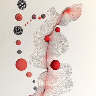 Oxyroot style, Midjourney V6.1: abstract 3D render