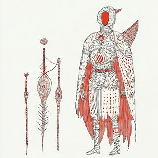 Oxyroot style, Midjourney V6.1: concept art character design of retropunk steam knight