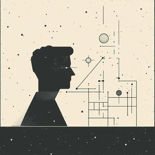 Cinderbreath style, Midjourney V6.1: editorial illustration for popular scientific magazine cover