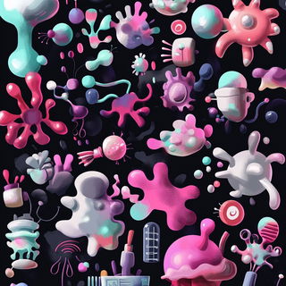 Celularis style, Midjourney V6.1: editorial illustration for popular scientific magazine cover