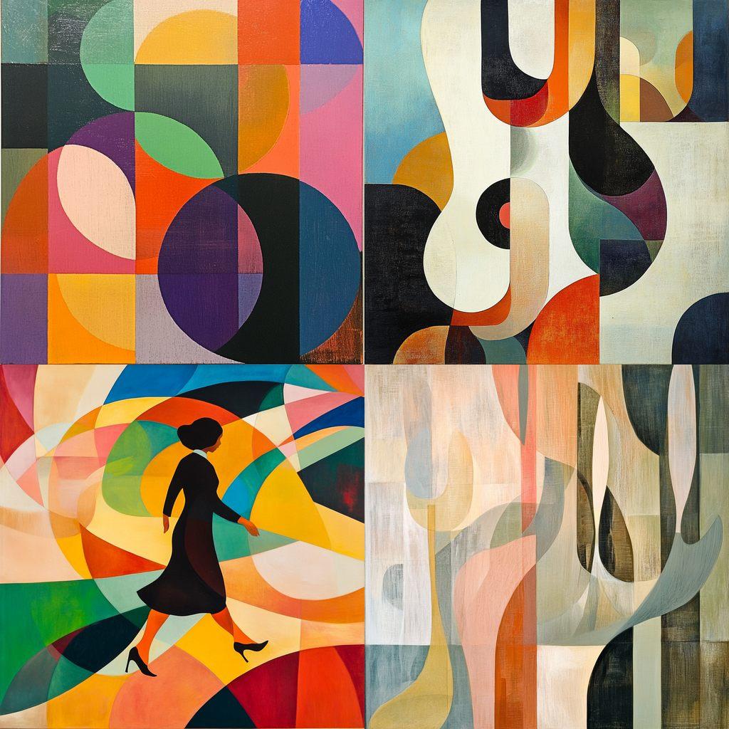 Elaine Lustig Cohen style, Midjourney V6.1, render 1 of 4
