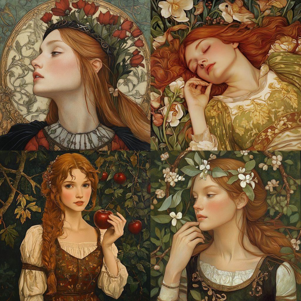 Elisabeth Sonrel style, Midjourney V6.1, render 1 of 4