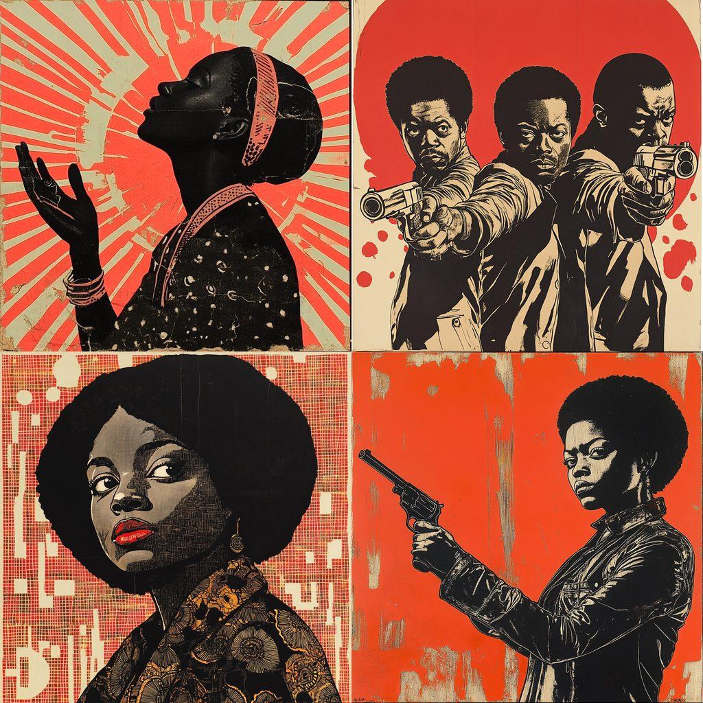 Emory Douglas style, Midjourney V6.1, render 1 of 4