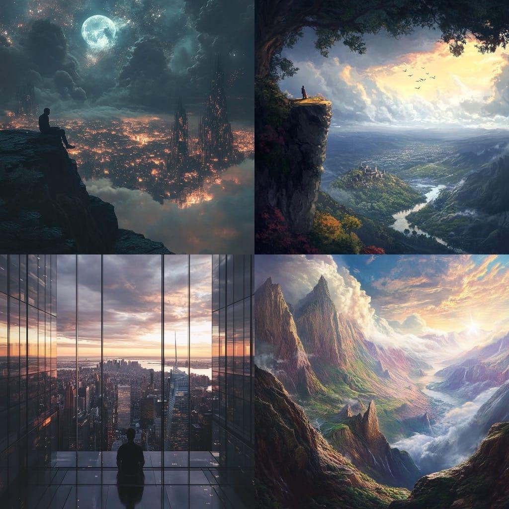 Epic view style, Midjourney V6.1, render 1 of 4
