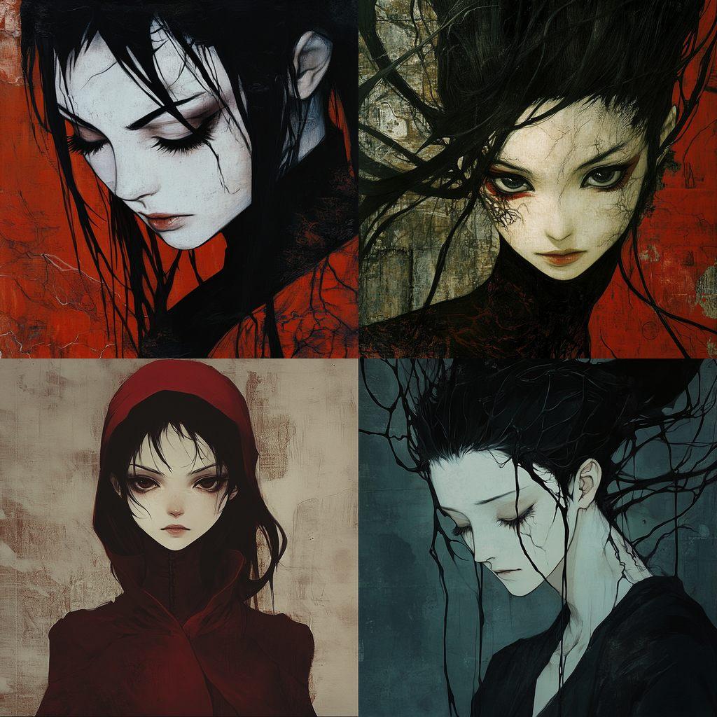 Ergo Proxy style, Midjourney V6.1, render 1 of 4