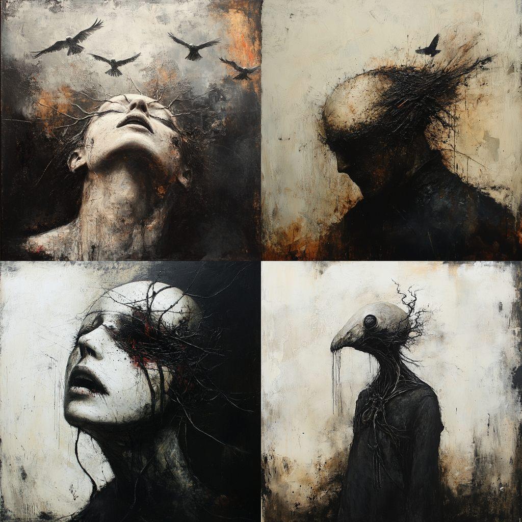 Eric Lacombe style, Midjourney V6.1, render 1 of 4