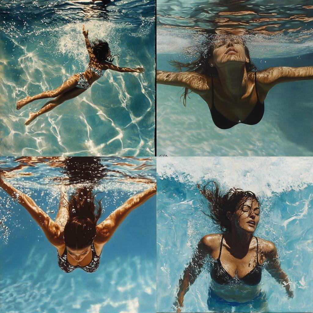 Eric Zener style, Midjourney V6.1, render 1 of 4