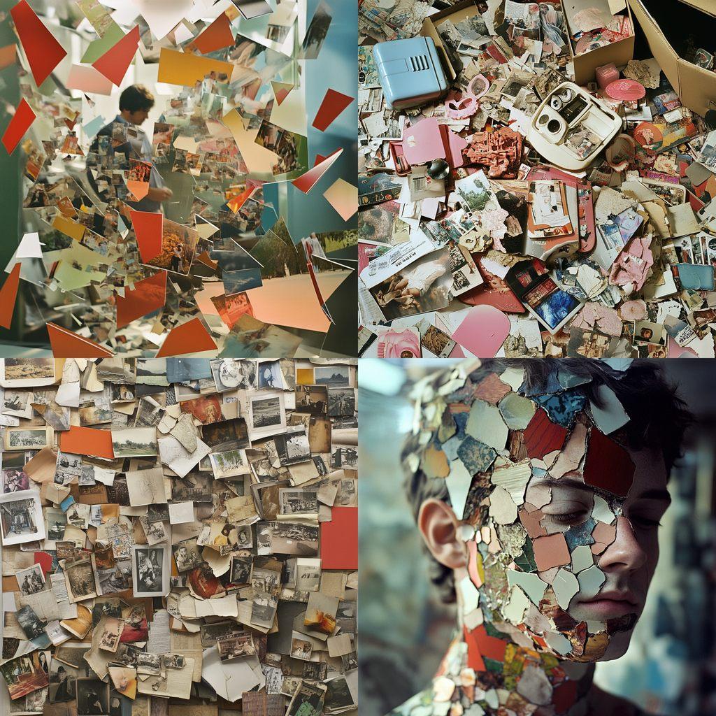Erik Kessels style, Midjourney V6.1, render 1 of 4