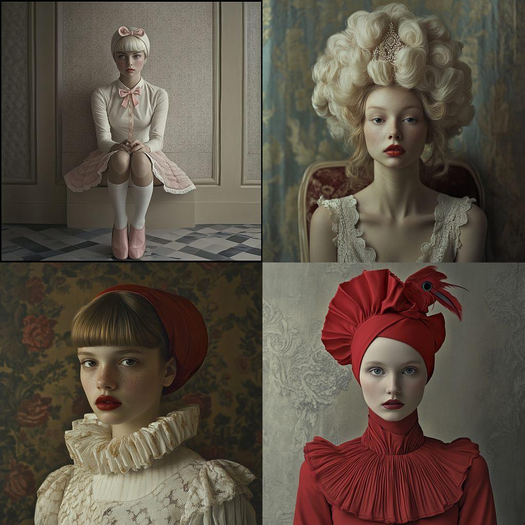 Erwin Olaf style, Midjourney V6.1, render 1 of 4