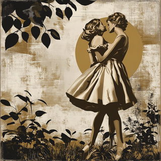 Tealscar Surrealism style, Midjourney V6.1: retro fairy-tale illustration