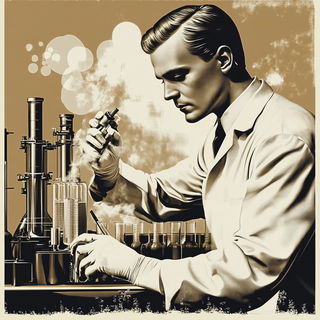 Tealscar Surrealism style, Midjourney V6.1: editorial illustration for popular scientific magazine cover